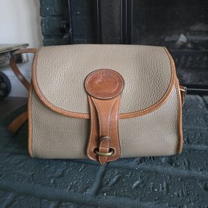 Dooney & Bourke Olive and Brown Leather Bag